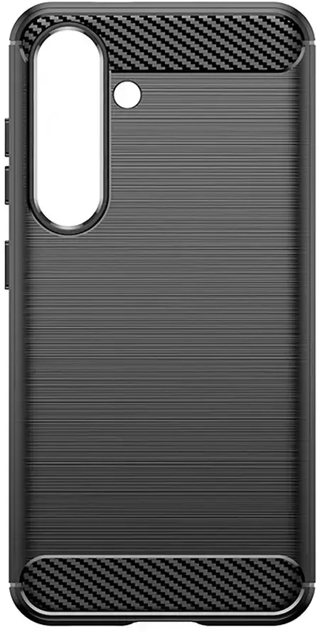 Hurtel Carbon dėklas skirtas Samsung Galaxy S25 Edge – juodos spalvos