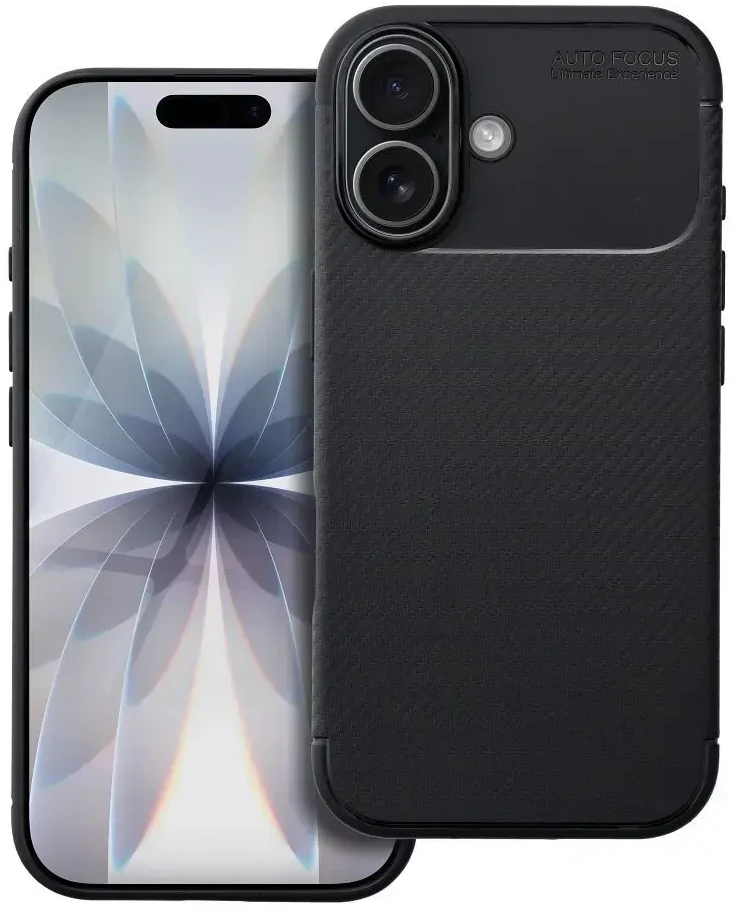 OEM dėklas, skirtas iPhone 17, Carbon Premium, juodas