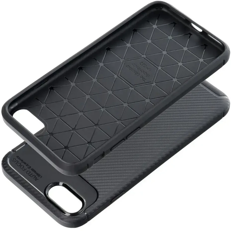 OEM dėklas iPhone 7 / 8 / SE 2020 / SE 2022 Carbon Premium juodas