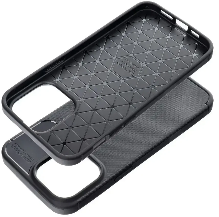 Dėklas Oem Case for iPhone 15 PRO MAX Carbon Premium juodas