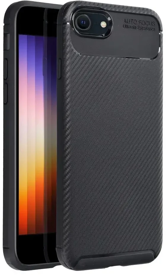 OEM dėklas iPhone 7 / 8 / SE 2020 / SE 2022 Carbon Premium juodas