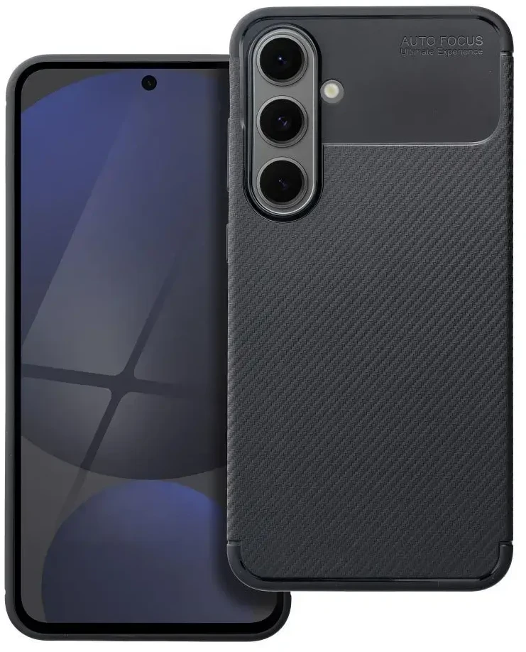 Oem Dėklas CARBON PREMIUM skirtas Samsung Galaxy S24 FE juodos spalvos