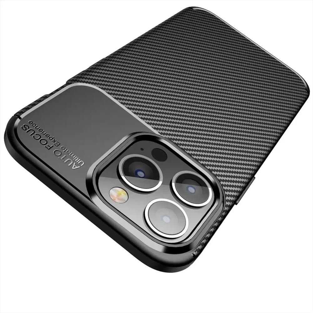Oem Dėklas CARBON PREMIUM skirtas Samsung Galaxy A32 LTE ( 4G ) juodos spalvos
