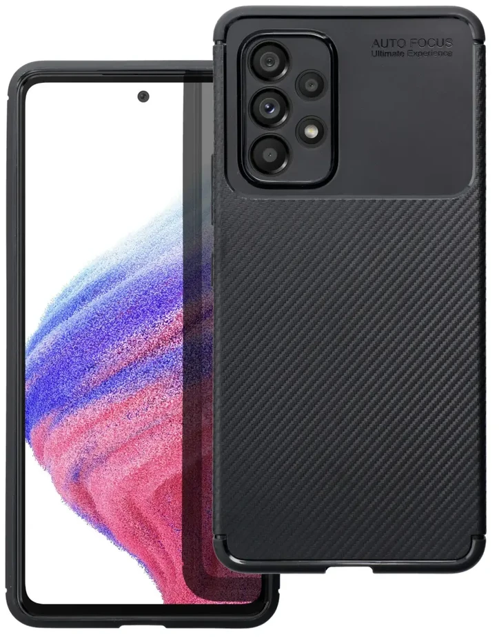 Oem dėklas CARBON PREMIUM skirtas Samsung Galaxy A54 5G juodos spalvos