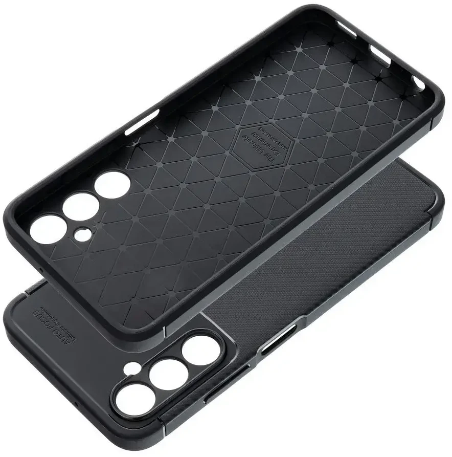 Oem Dėklas CARBON PREMIUM skirtas Samsung Galaxy A05 juodos spalvos