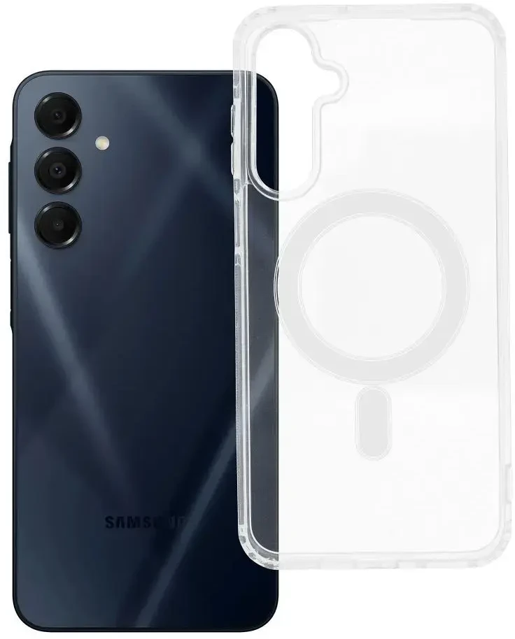 Oem CLEAR MAG COVER (MID) dėklas suderinamas su MagSafe skirtas Samsung Galaxy A16 skaidrus