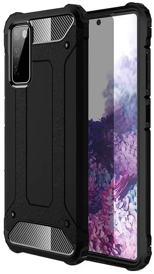 Forcell Oem ARMOR dėklas skirtas Samsung Galaxy S20 FE / S20 FE 5G juodos spalvos