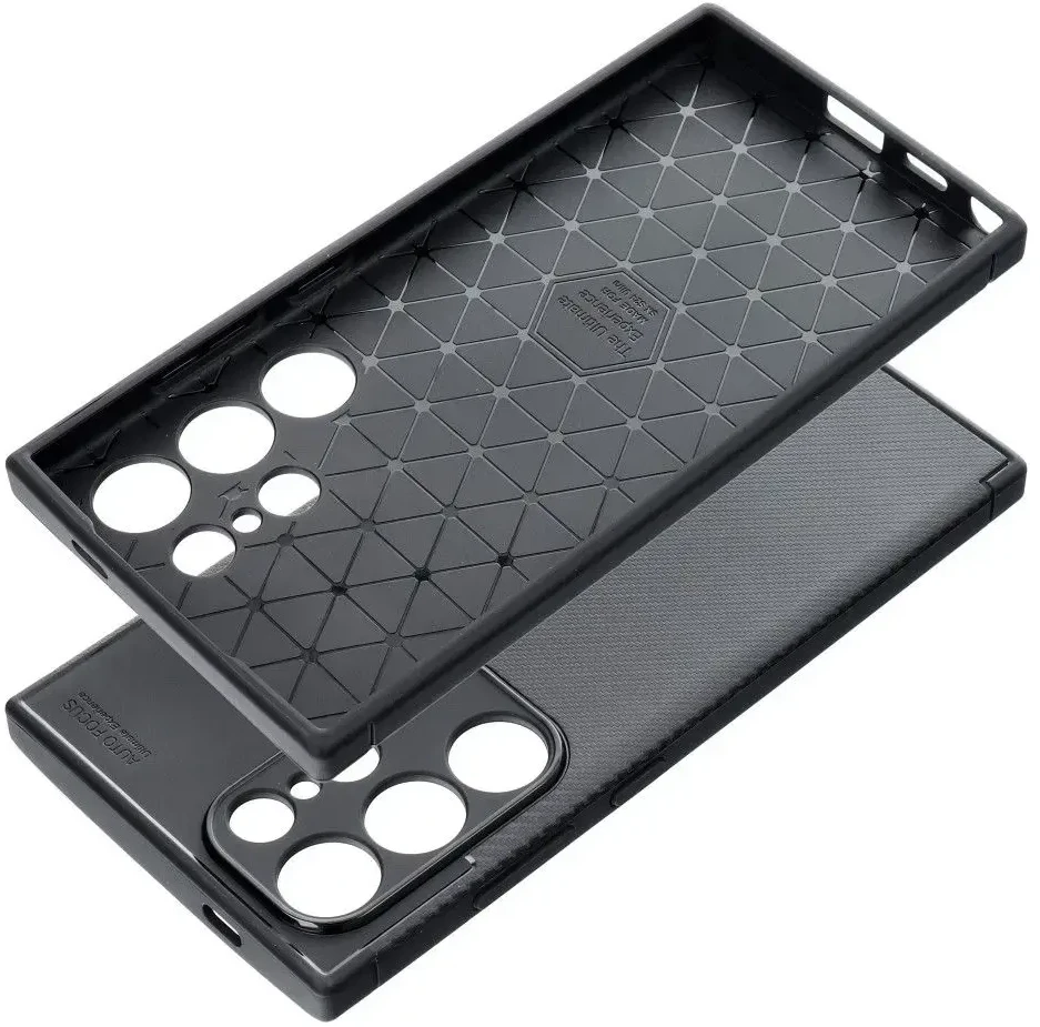 Oem Dėklas CARBON PREMIUM skirtas Samsung Galaxy S24 Ultra juodos spalvos