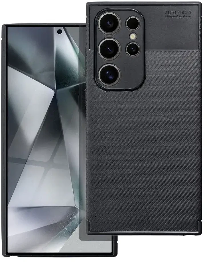 Oem Dėklas CARBON PREMIUM skirtas Samsung Galaxy S24 Ultra juodos spalvos