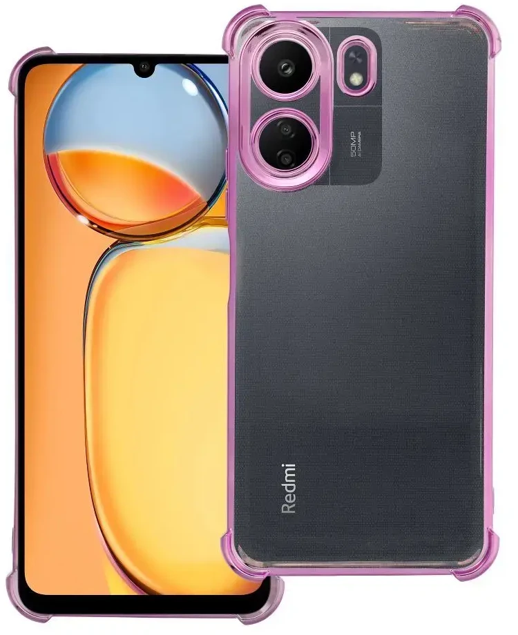 Oem Dėklas ANTISHOCK ELECTRO skirtas Xiaomi 13C rožinės spalvos
