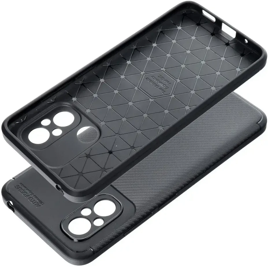 Oem Dėklas CARBON PREMIUM skirtas Xiaomi Redmi 12C juodos spalvos