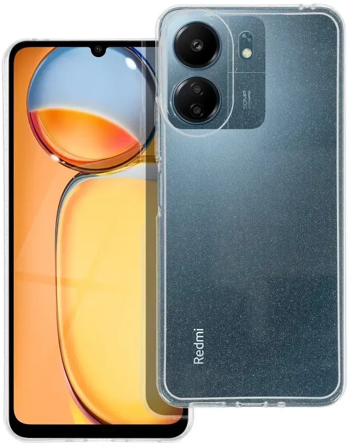 Dėklas Oem CLEAR CASE 2 mm BLINK skirtas Xiaomi Redmi 13C / POCO C65 skaidrus