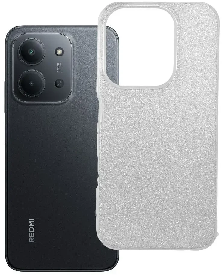 Oem SHINING dėklas, skirtas XIAOMI Redmi 15C (173,16 x 81,07 x 8,2) sidabrinis