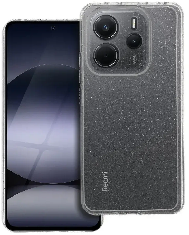 OEM Futerał CLEAR 2 mm BLINK dėklas XIAOMI Redmi NOTE 14 4G (PASAULINIS - 164,84 mm x 78,15 mm x 8,16 mm) skaidrus