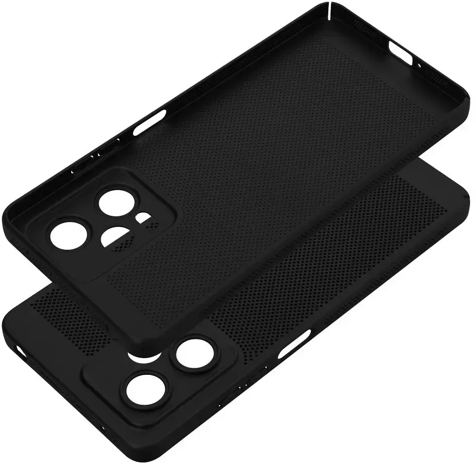 Oem BREEZY dėklas skirtas Xiaomi Redmi Note 14 Pro 4G juodos spalvos