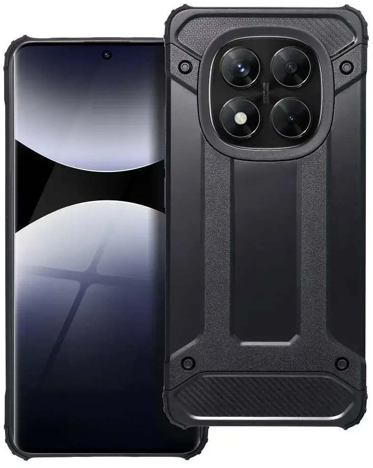 Oem ARMOR dėklas skirtas Xiaomi Redmi Note 14 Pro 5G juodos spalvos