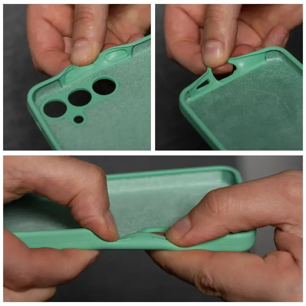 Oem Dėklas na Xiaomi Redmi Note 15 PRO 4G Silicone 2mm (camera protection) mėtų