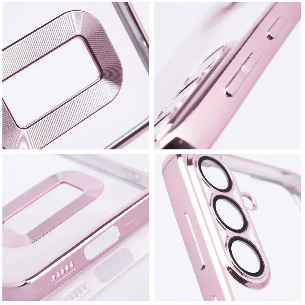 Oem Dėklas GLAM skirtas Xiaomi Redmi Note 14 Pro 5G rose rožinės spalvos