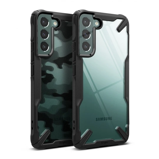 RINGKE Fusion X Samsung Galaxy S22 Plus – Camo dėklas telefonui juodos spalvos