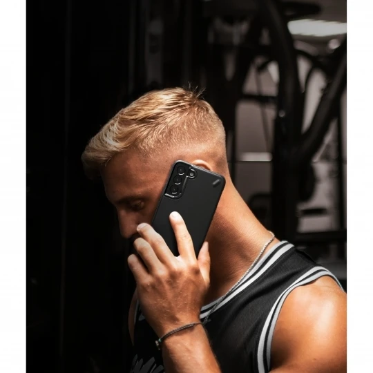 „Ringke Galaxy S22+“ dėklas, juodas, onikso spalvos