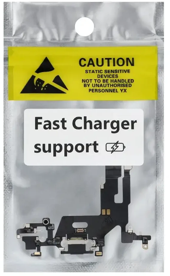 Oem USB įkrovimo laidas, skirtas IPHONE 11 juodas (išimamas) (Atnaujinta)