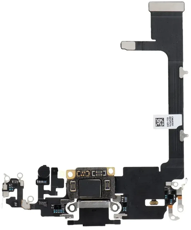 Oem USB įkrovimo laidas, skirtas IPHONE 11 Pro juodas (išimamas)