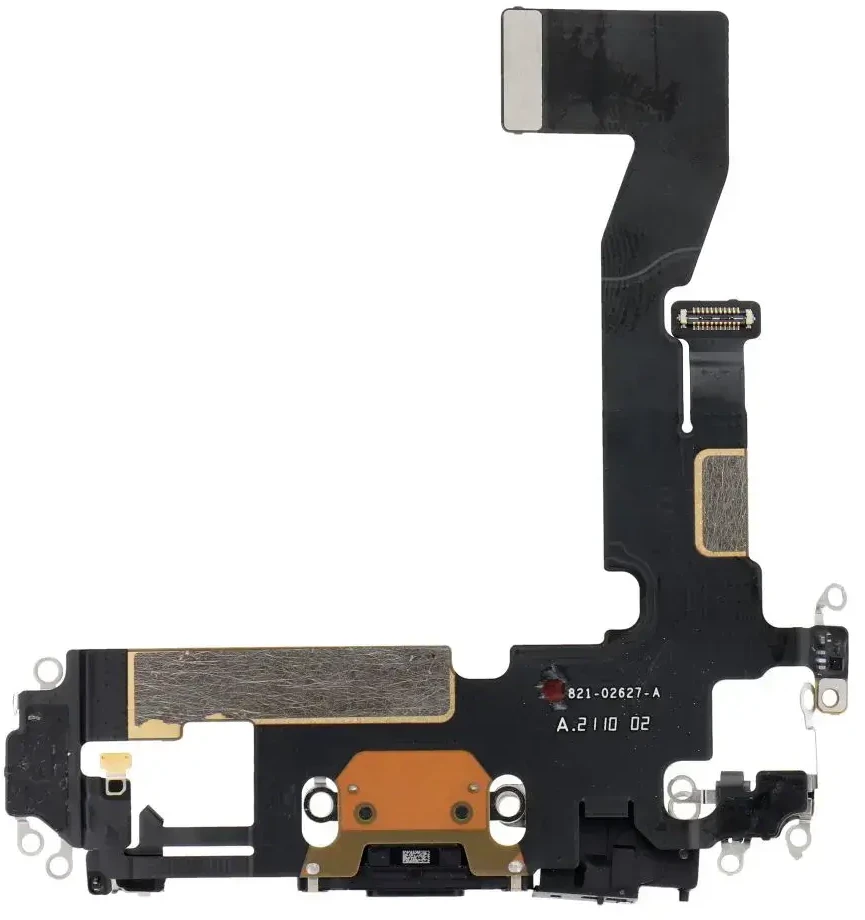 Oem USB įkrovimo laidas, skirtas IPHONE 12 juodas (išimamas)