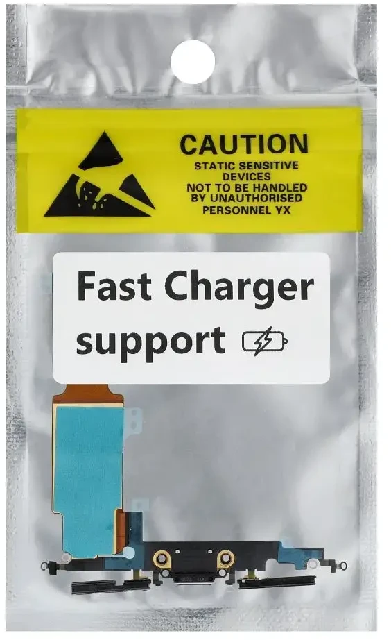 Oem USB įkrovimo laidas, skirtas IPHONE 8 Plus juodas (išimamas)