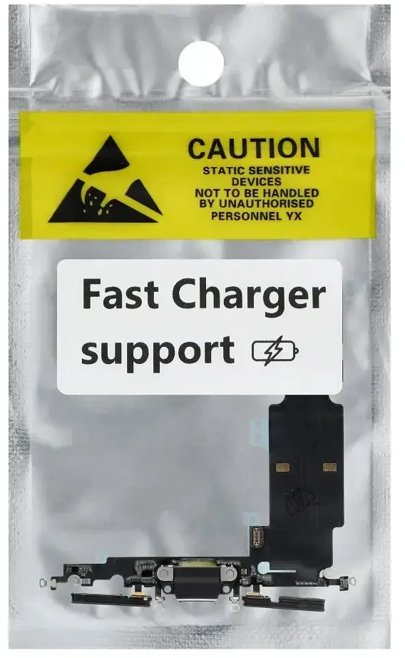 Oem USB įkrovimo laidas, skirtas IPHONE 8 Plus juodas (išimamas)