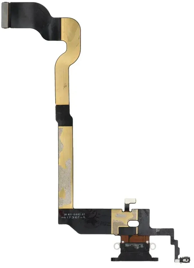 Oem USB įkrovimo laidas, skirtas IPHONE X juodas (nuimamas)