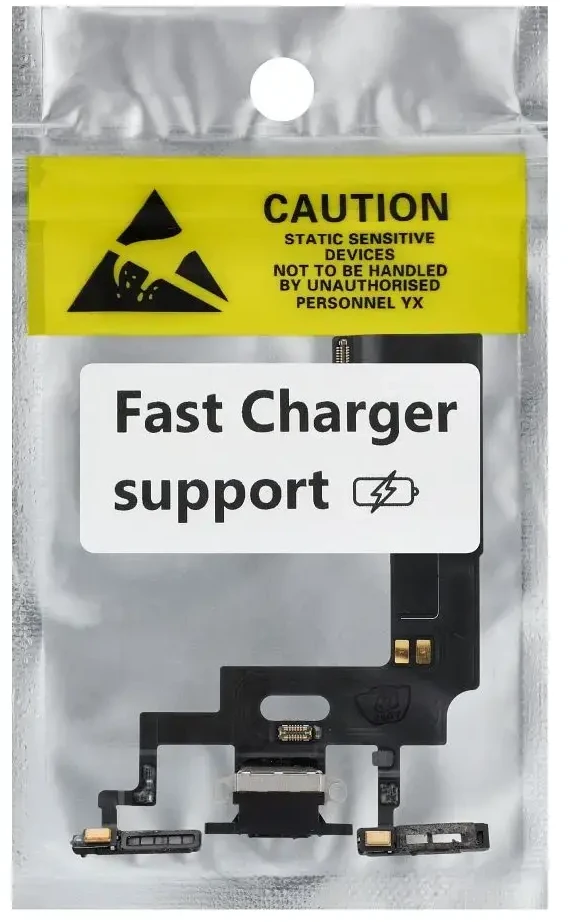 Oem USB įkrovimo laidas, skirtas IPHONE XR juodas (nuimamas)