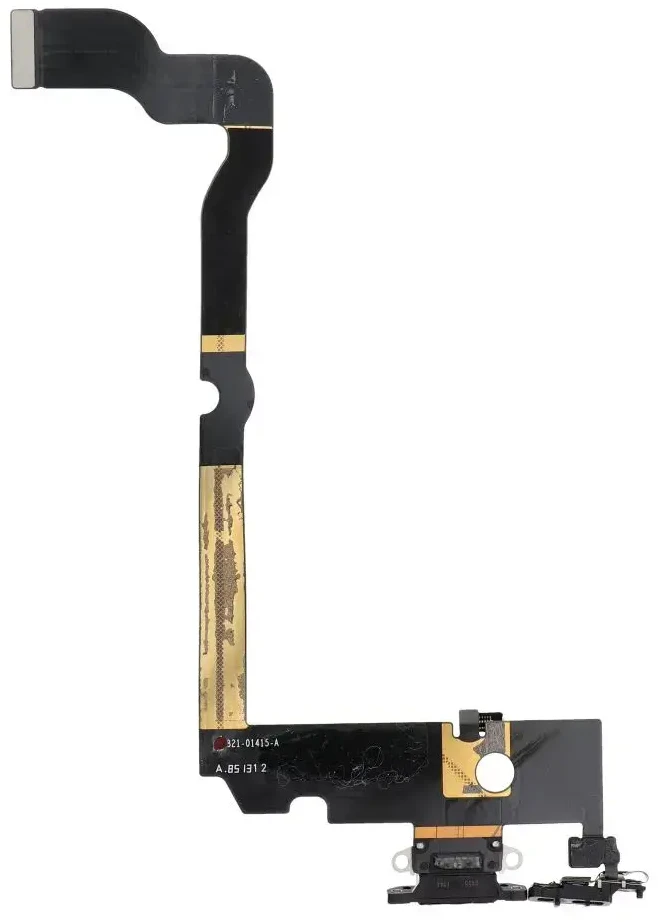 Oem USB įkrovimo laidas, skirtas IPHONE XS MAX juodas (išimamas)