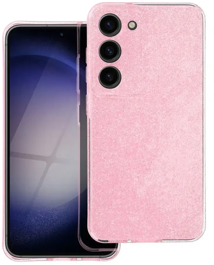 Dėklas Oem CLEAR CASE 2 mm BLINK skirtas Samsung Galaxy S25 Ultra rožinės spalvos
