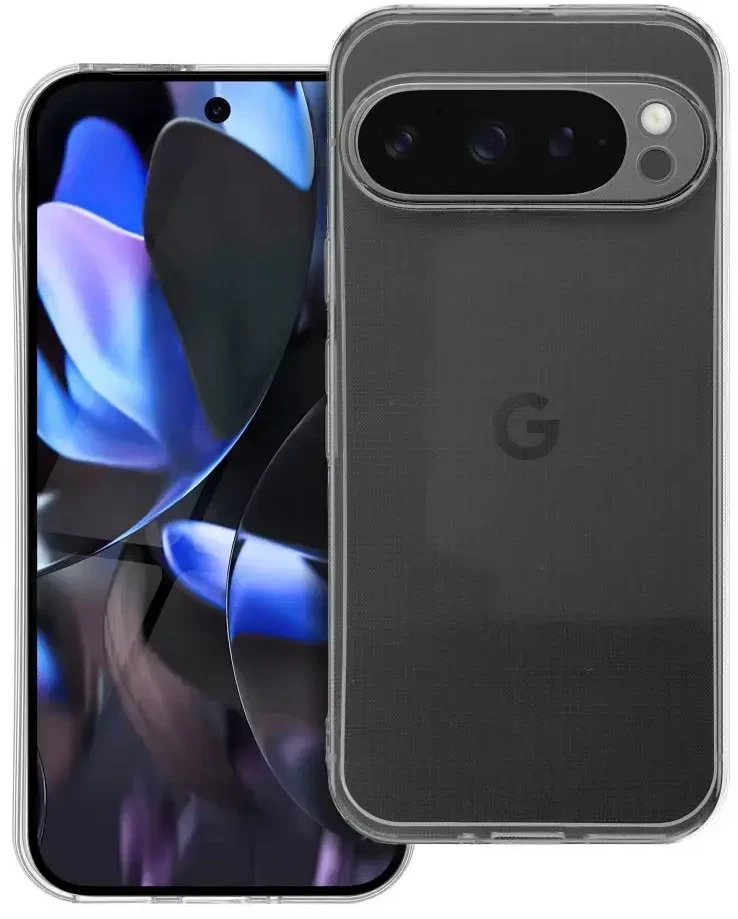 OEM dėklas, skirtas „Google Pixel 9 PRO“ telefonui, skaidrus (2 mm) (apsauga nuo kameros), skaidrus