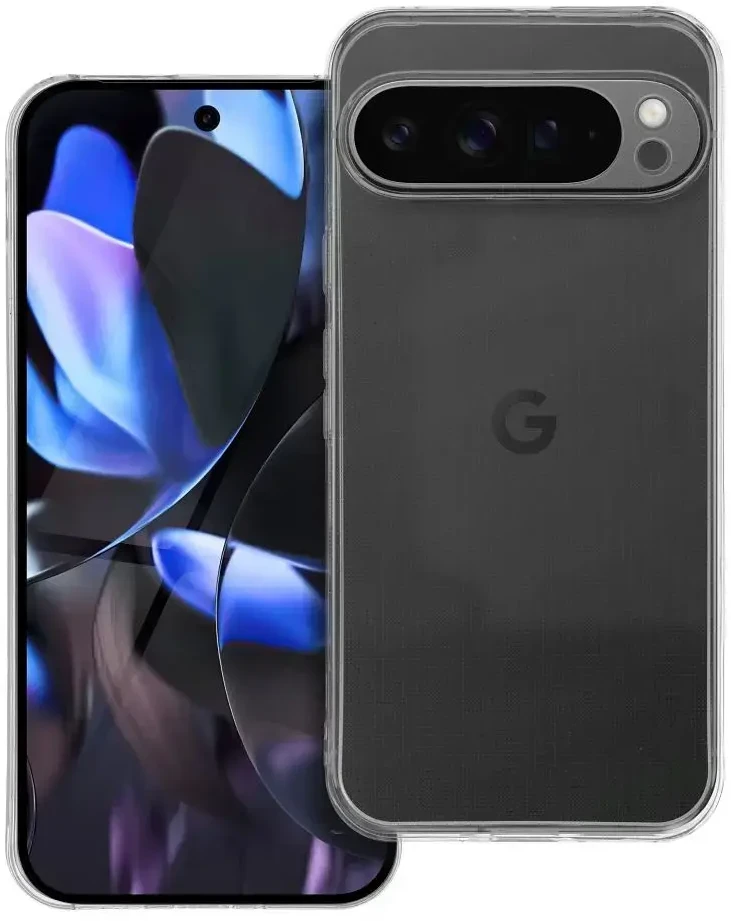OEM dėklas, skirtas „Google Pixel 9 XL“ skaidriam 2 mm dėklui (apsauginei kamerai), permatomas