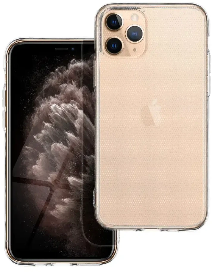 OEM dėklas, skirtas „iPhone 11 PRO“ skaidriam dėklui, 2 mm, permatomas