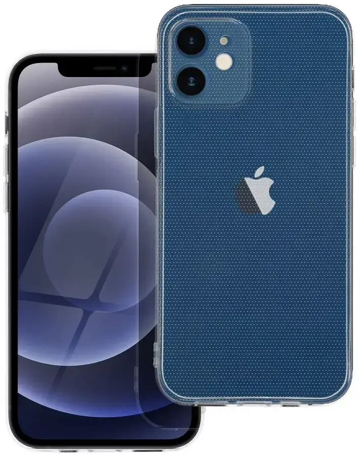 Oem Originalus „iPhone 12“ dėklas, skaidrus, 2 mm (apsauga nuo kameros), permatomas