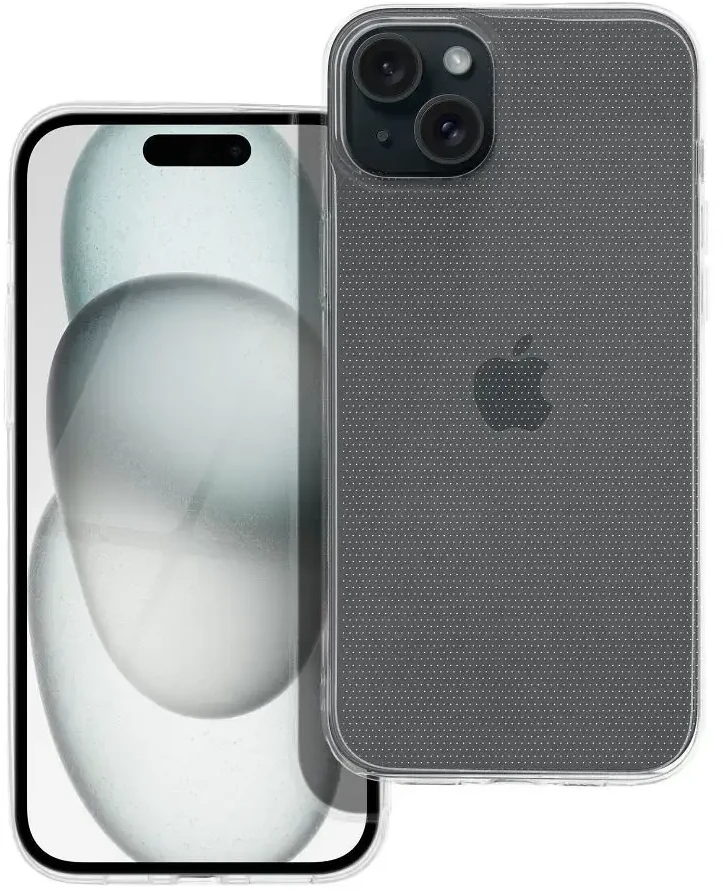 OEM dėklas, skirtas „iPhone 15 PLUS“ skaidriam dėklui, 2 mm, permatomas