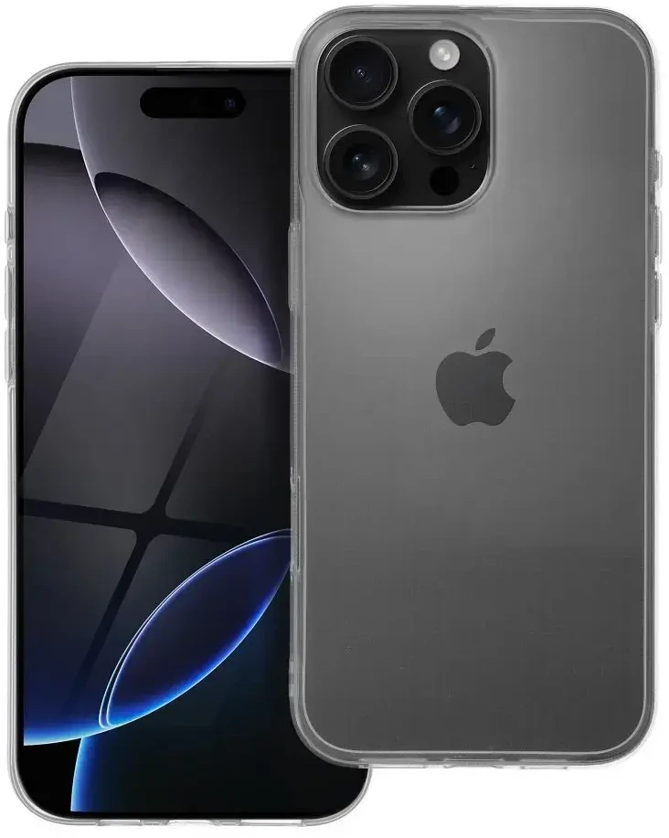 OEM dėklas, skirtas „iPhone 16 PRO MAX“ skaidriam dėklui, 2 mm dėžutė, skaidri