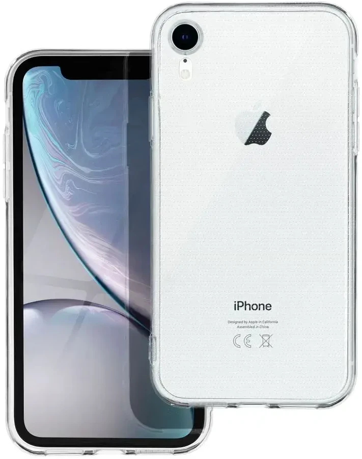 Oem Originalus „iPhone XR“ skaidrus dėklas (2 mm, apsaugantis kamerą), permatomas