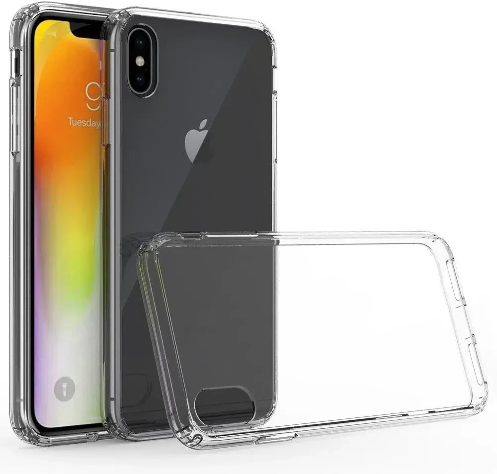 OEM dėklas, skirtas iPhone XS MAX, skaidrus, 2 mm dėžutė, skaidri