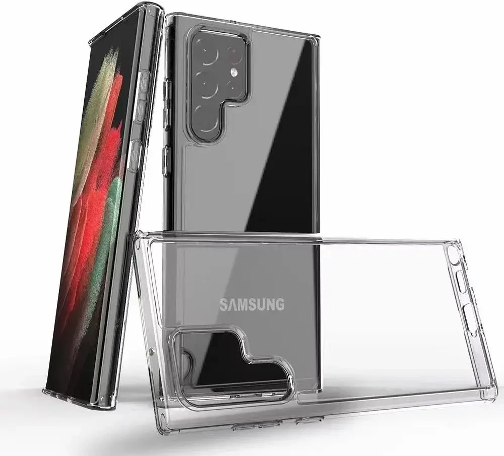 Oem CLEAR dėklas 2 mm BOX skirtas Samsung Galaxy S22 Ultra skaidrus
