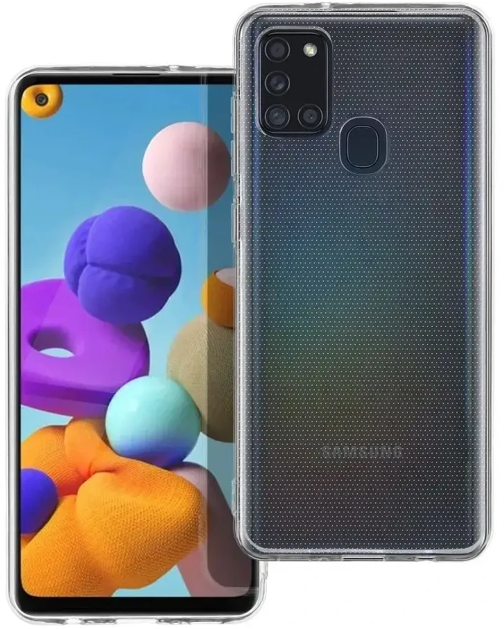 Oem CLEAR Dėklas 2 mm skirtas Samsung Galaxy A21S skaidrus