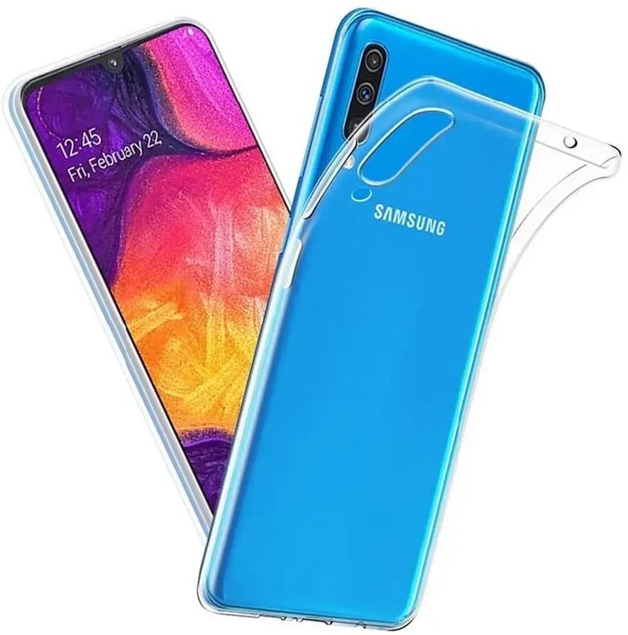Oem CLEAR dėklas 2 mm BOX skirtas Samsung Galaxy A50 / A30s skaidrus