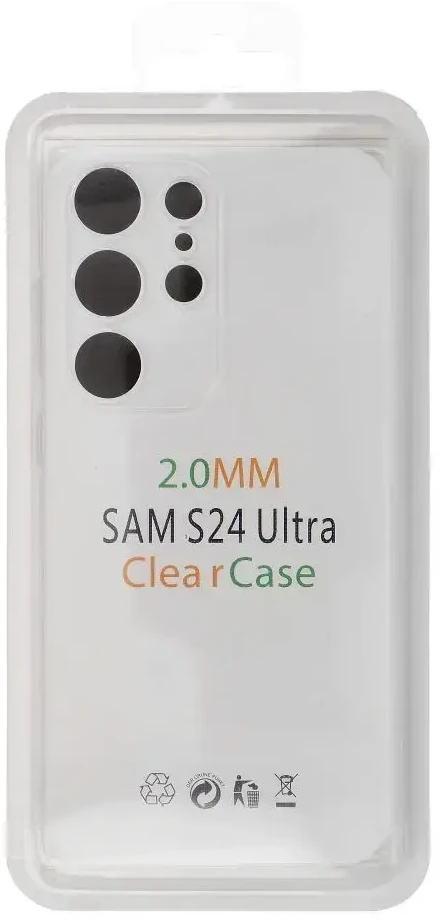 Oem Dėklas Clear 2mm Samsung S928 S24 Ultra skaidrus