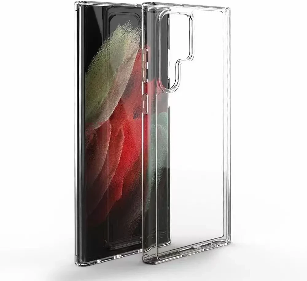 Oem CLEAR dėklas 2 mm BOX skirtas Samsung Galaxy S22 Ultra skaidrus