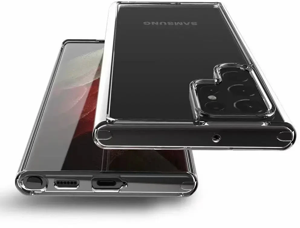 Oem CLEAR dėklas 2 mm BOX skirtas Samsung Galaxy S22 Ultra skaidrus