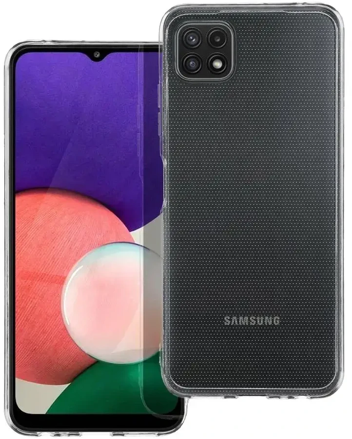 Oem CLEAR Dėklas 2 mm skirtas Samsung Galaxy A22 5G skaidrus