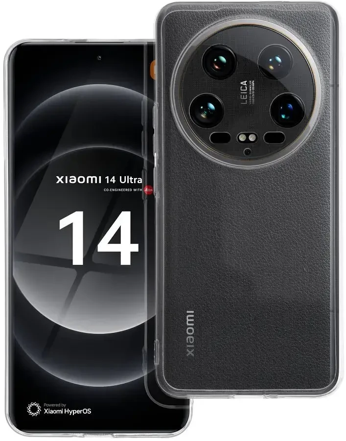 Oem CLEAR Dėklas 2 mm skirtas Xiaomi 14 ULTRA (camera protection) skaidrus