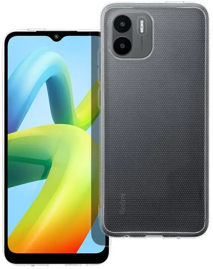Oem CLEAR Dėklas 2 mm skirtas Xiaomi Redmi A1 / Redmi A2 (camera protection) skaidrus